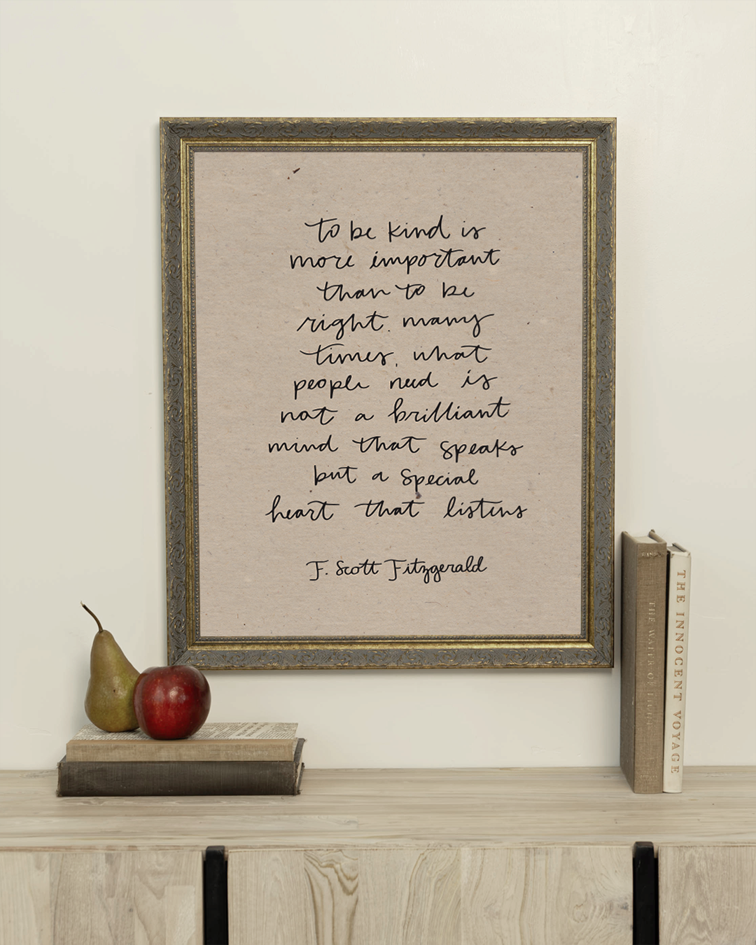 To Be Kind
