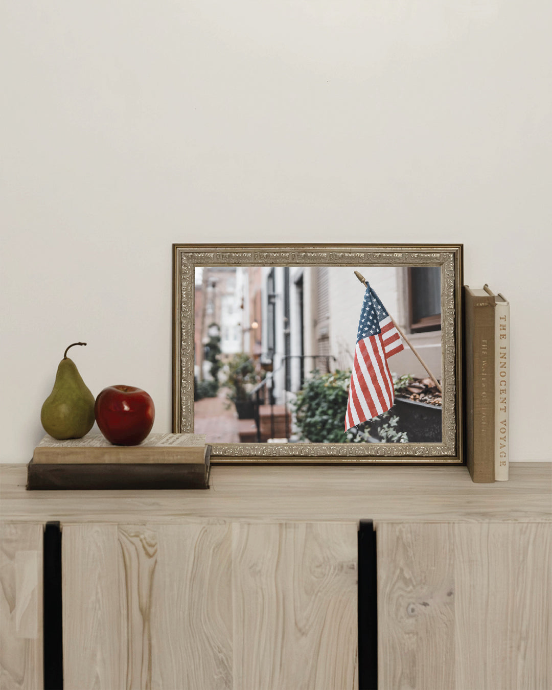 American Flag in Boston