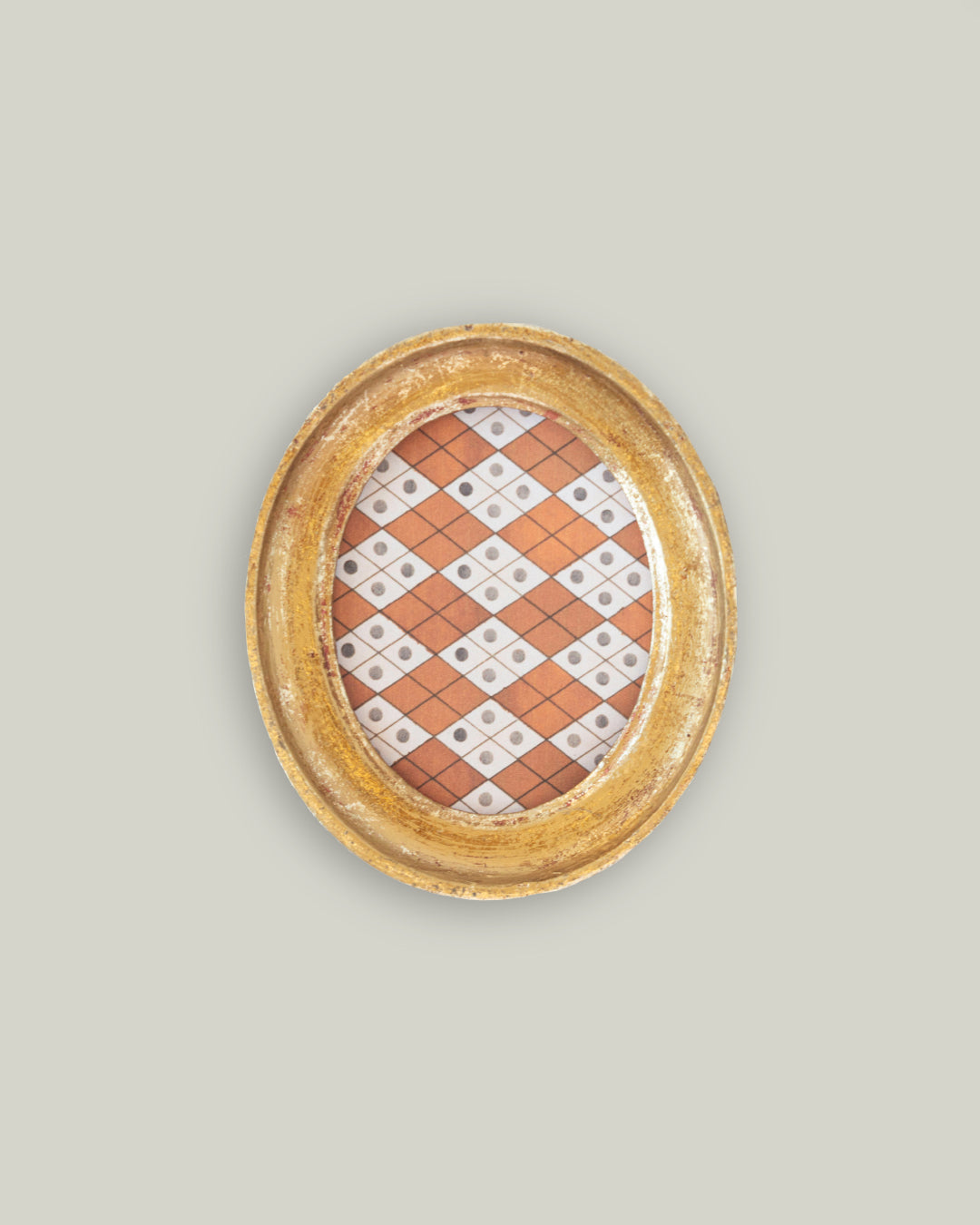 Antique Oval Photo Frame