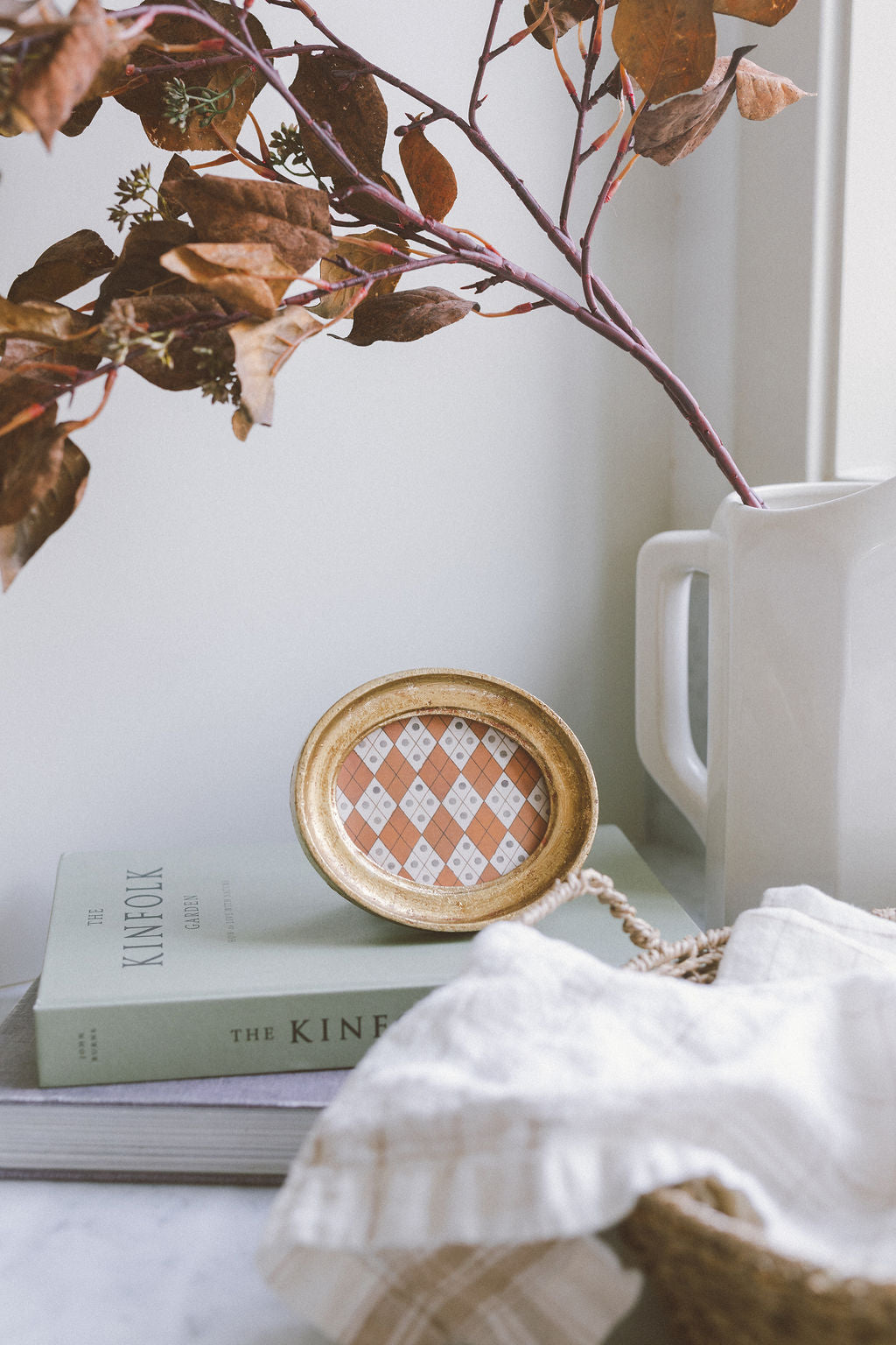 Antique Oval Photo Frame