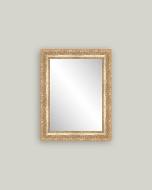 Copper Gold Framed Mirror