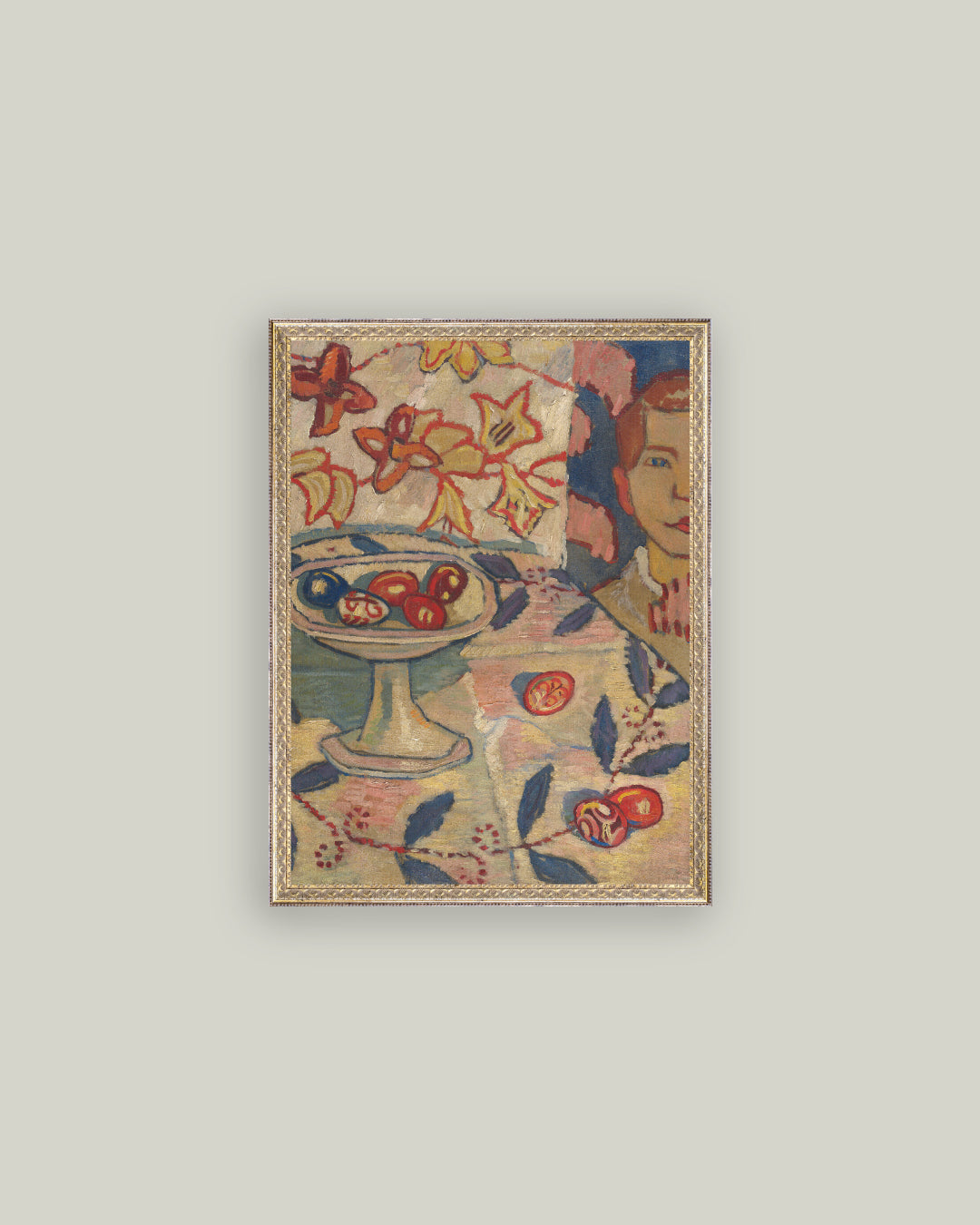 Still Life with Colored Eggs