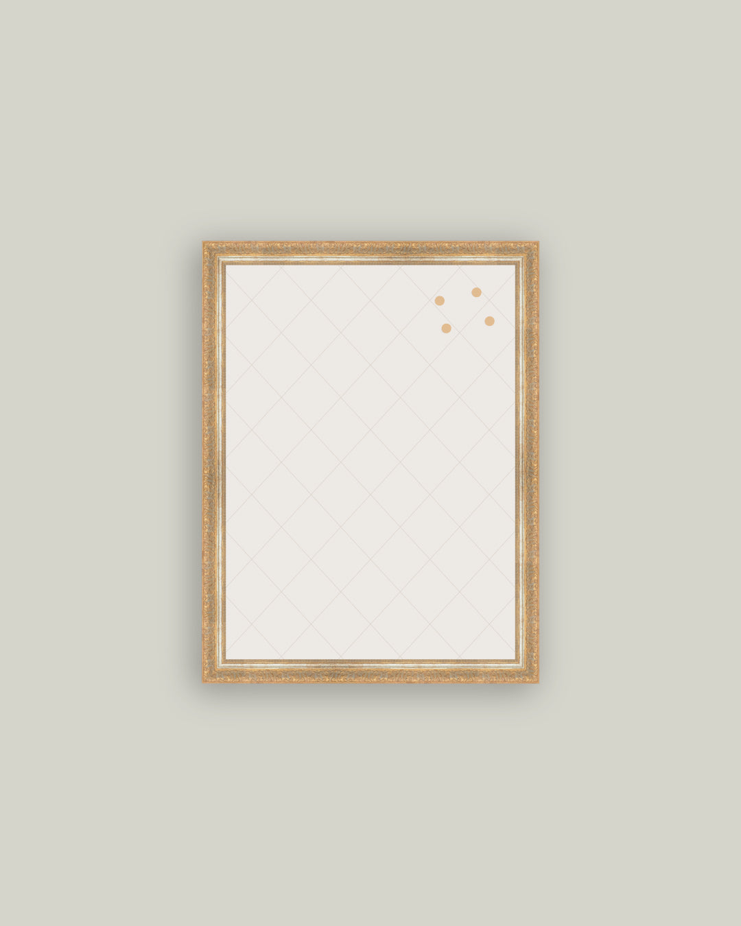Copper Gold Pattern Magnet Board