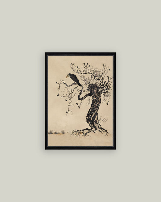 Crow on an Oak