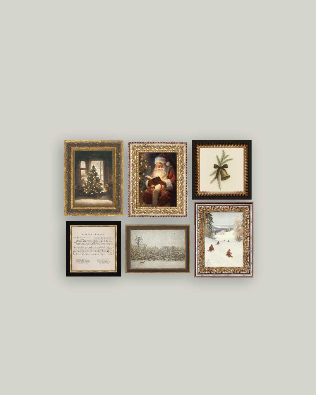 Christmas Art Set of 6