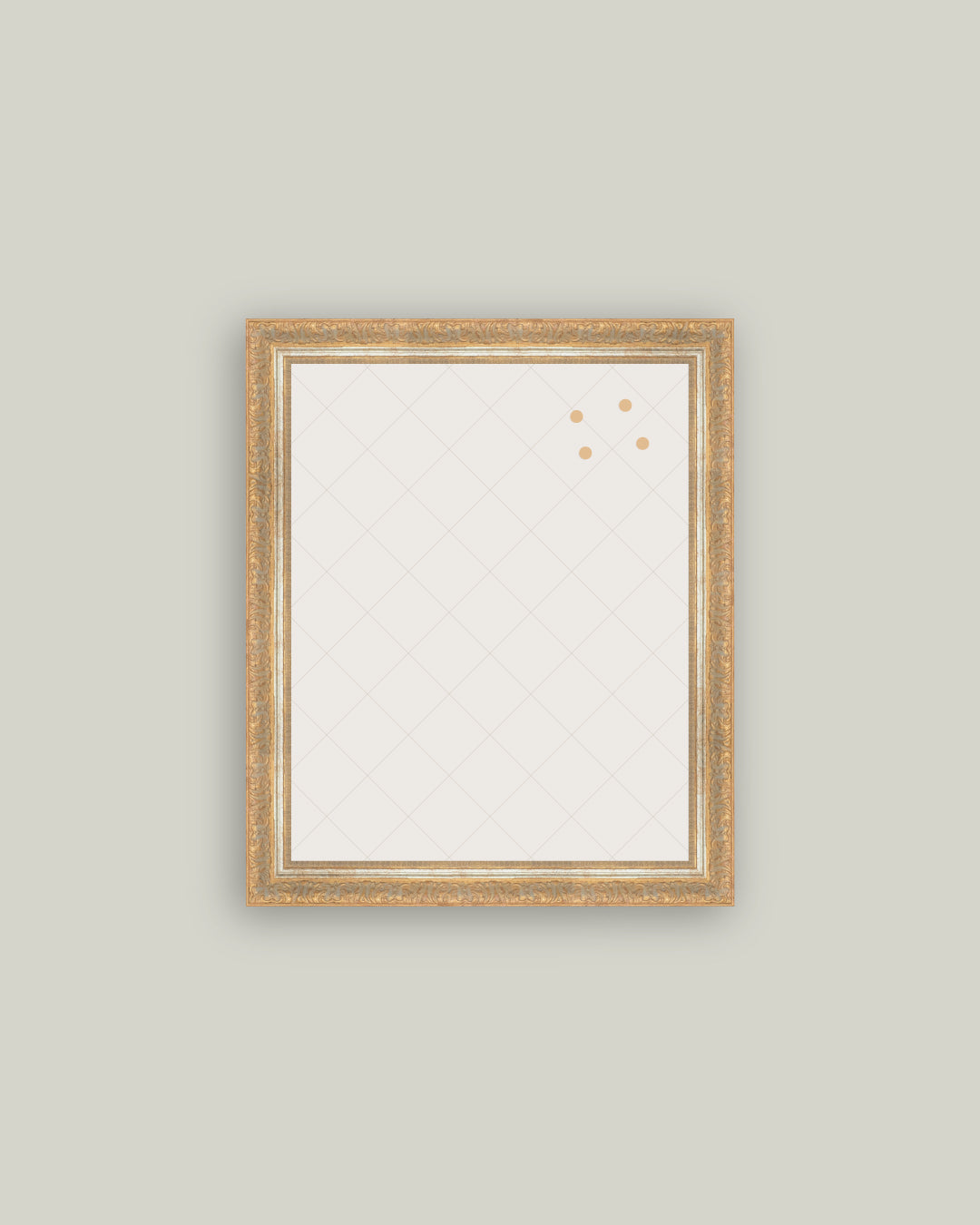 Copper Gold Pattern Magnet Board