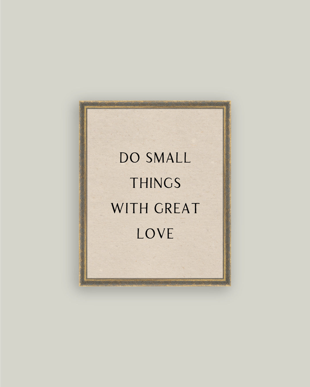 Do Small Things