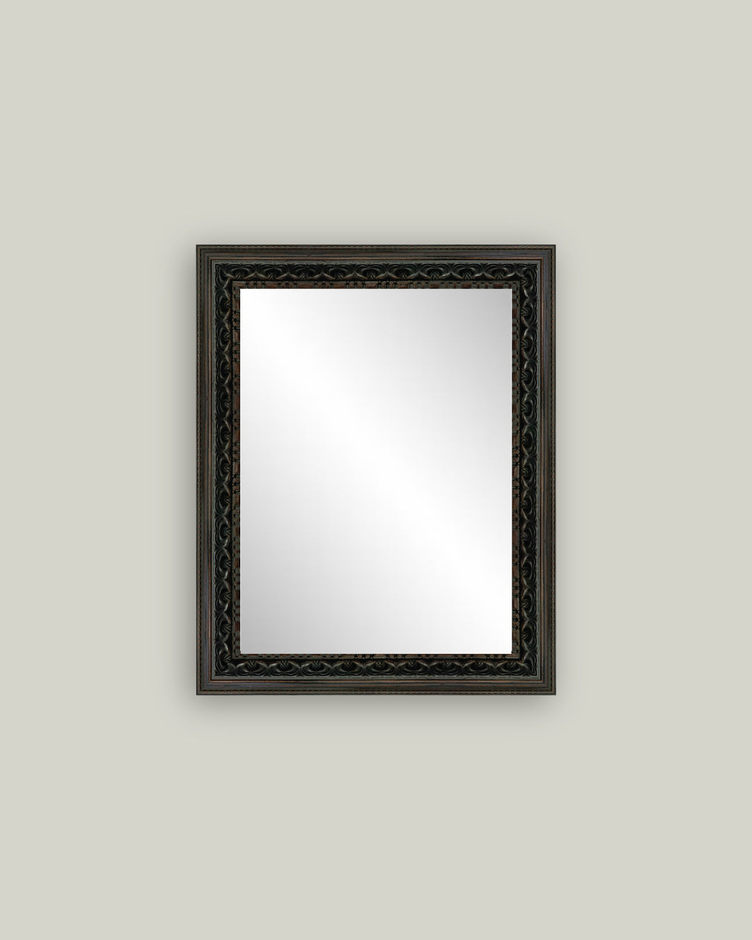 Fancy Brown Framed Mirror