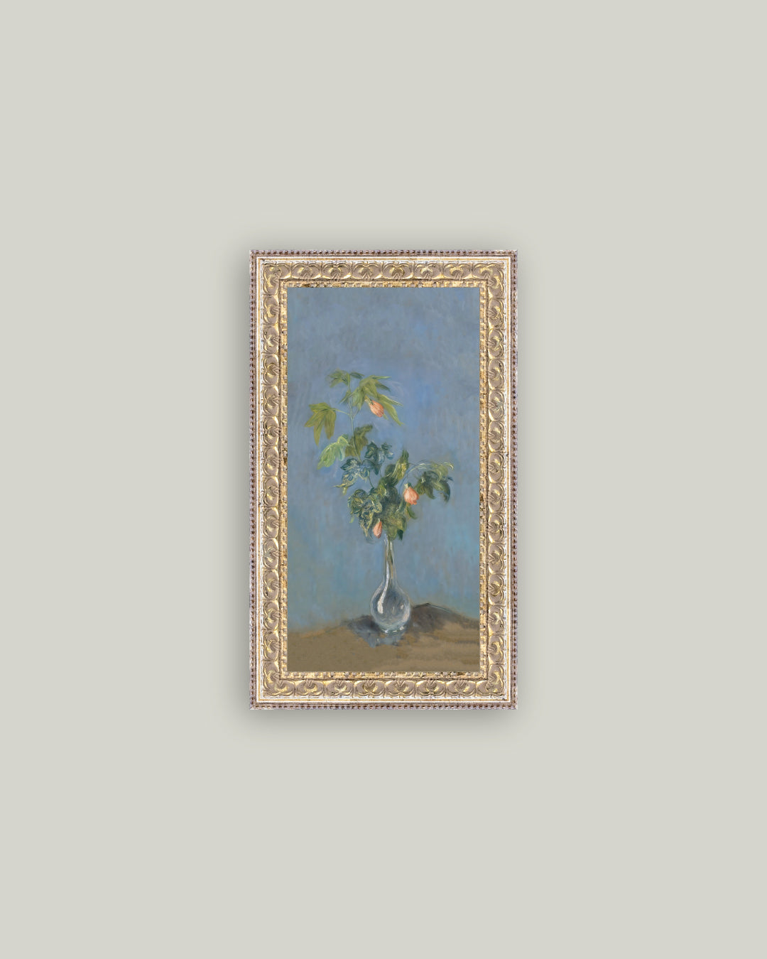 Flowers in a Glass Vase