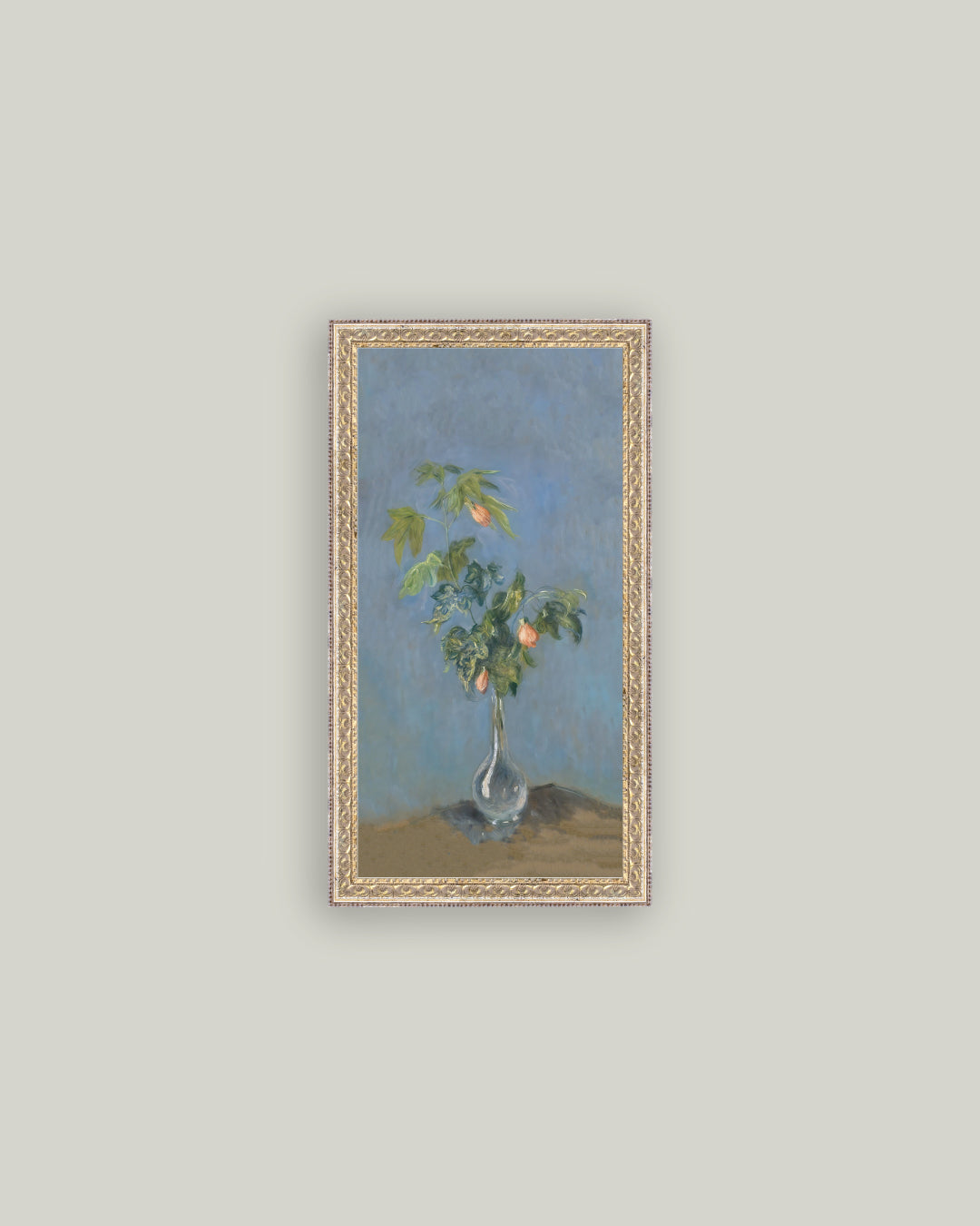 Flowers in a Glass Vase
