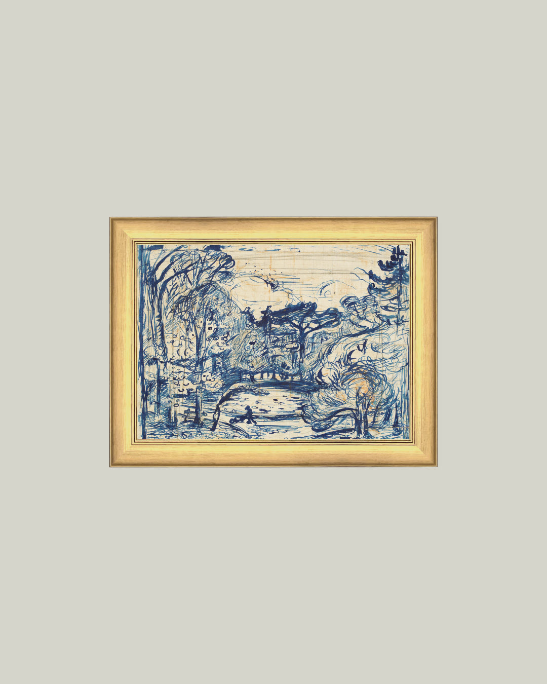 Forest with Woodcutter
