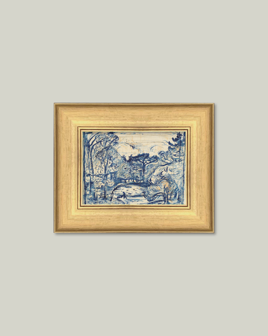 Forest with Woodcutter