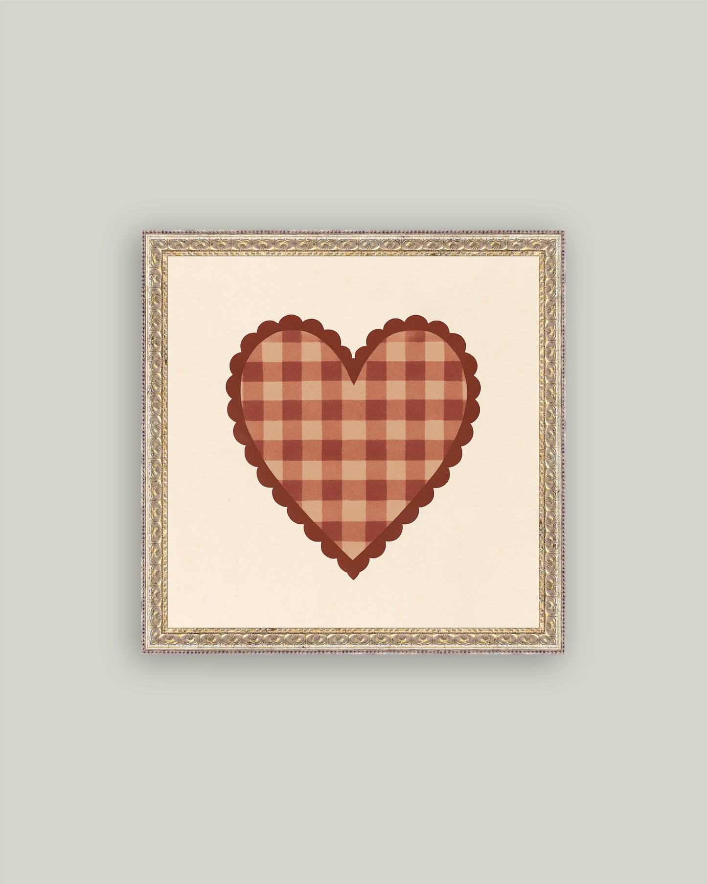 Gingham Heart