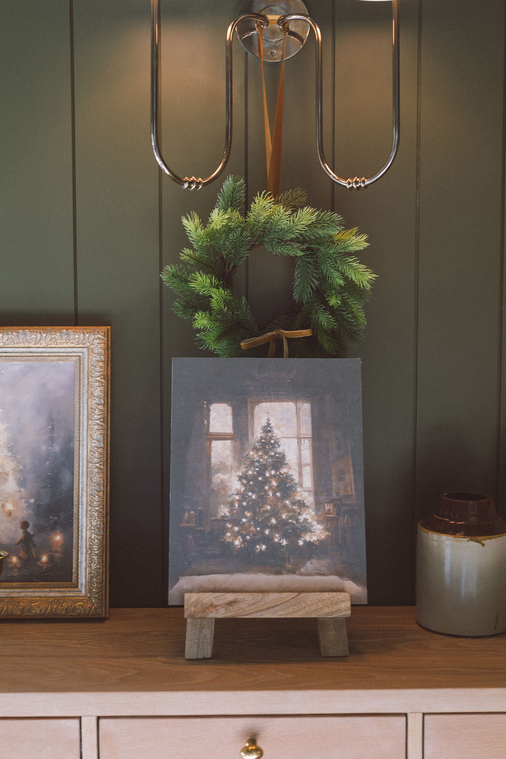 Glowing Christmas Tree Artist Board