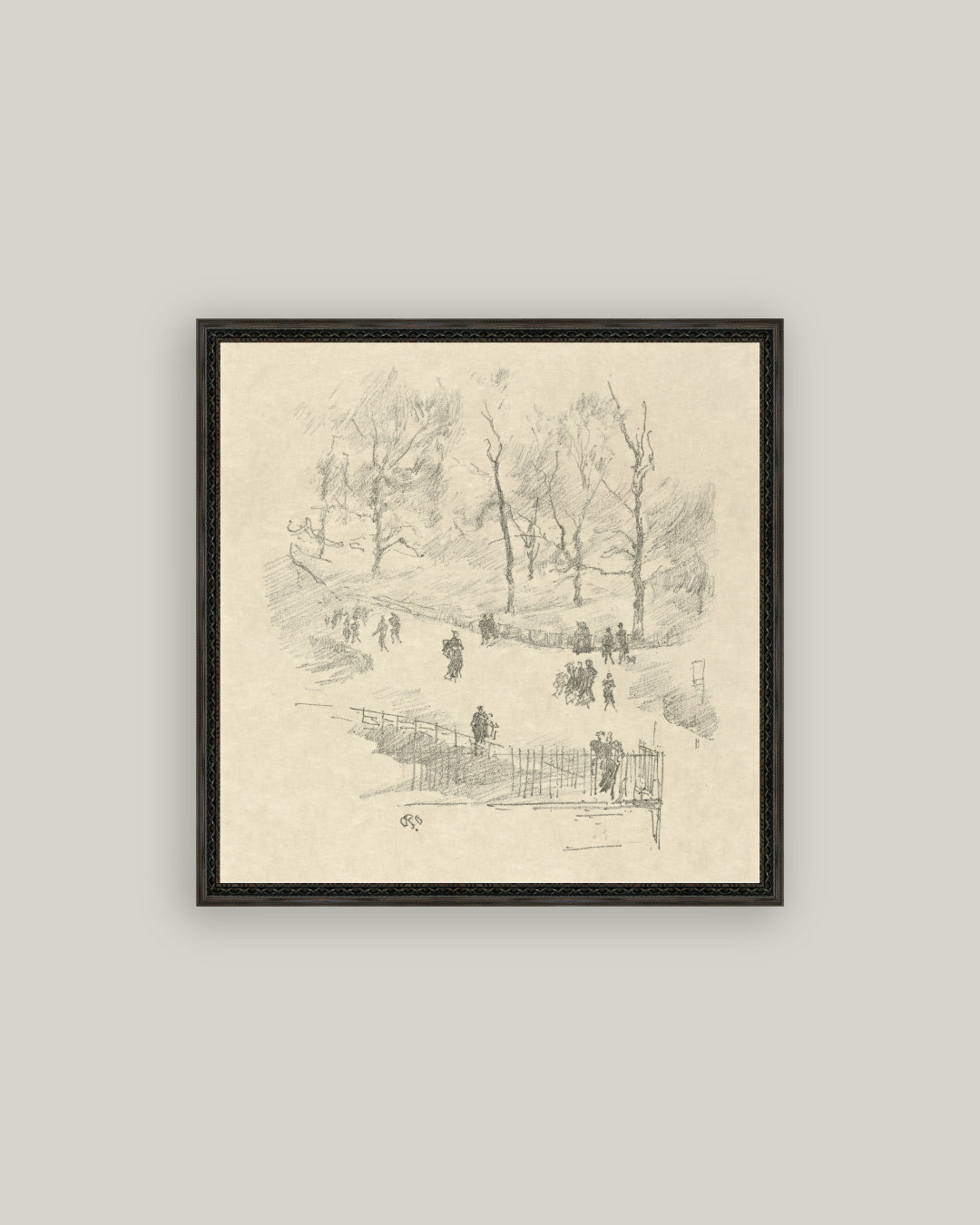 Kensington Gardens in Winter