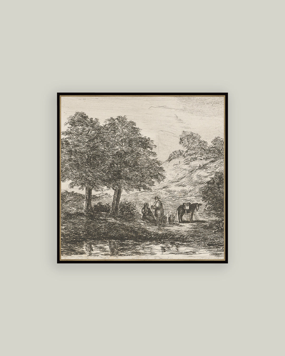 Landscape with Family under Tree