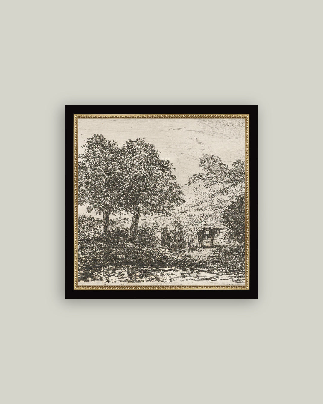 Landscape with Family under Tree