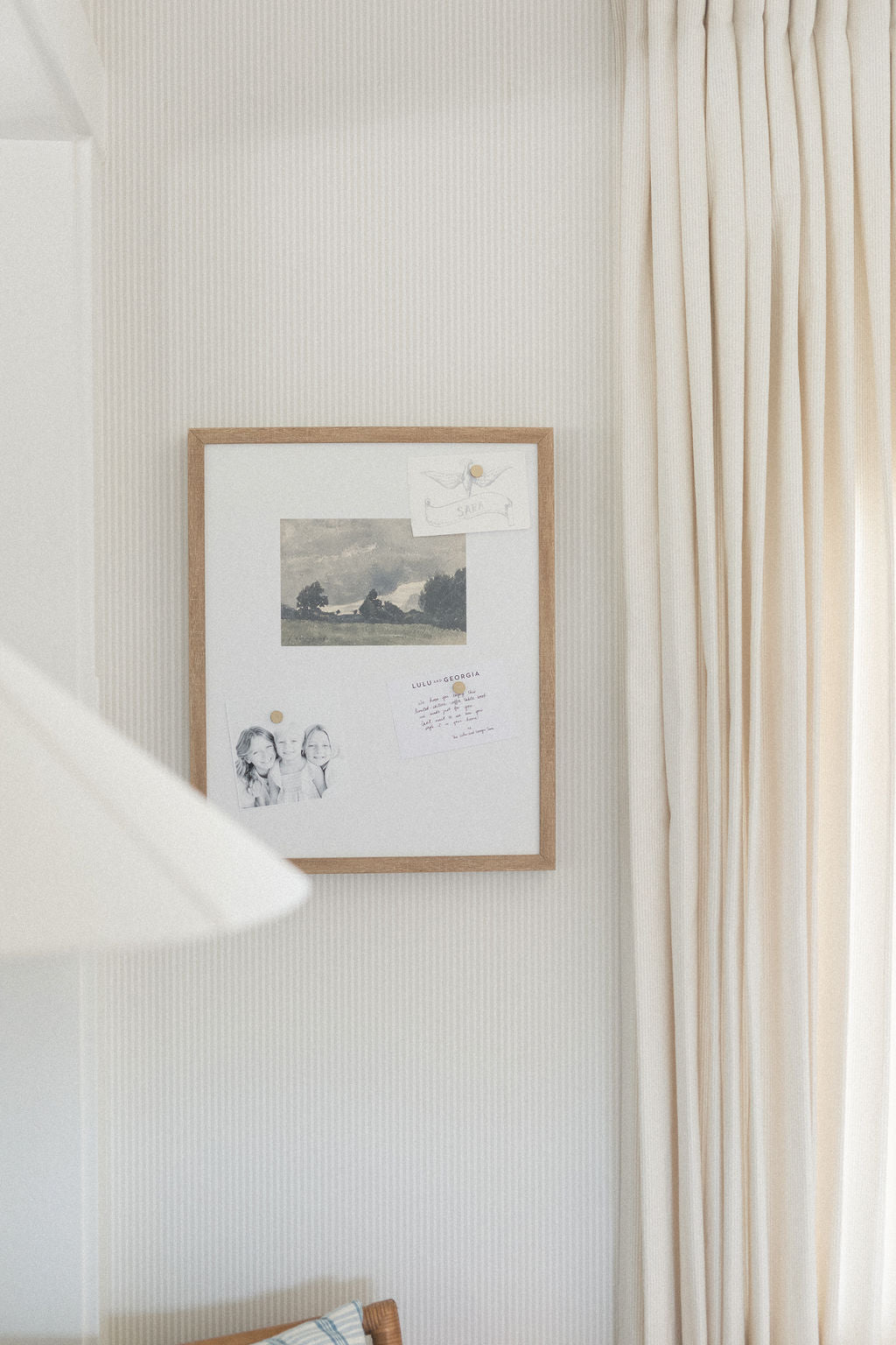 Watercolor Landscape Magnet Board