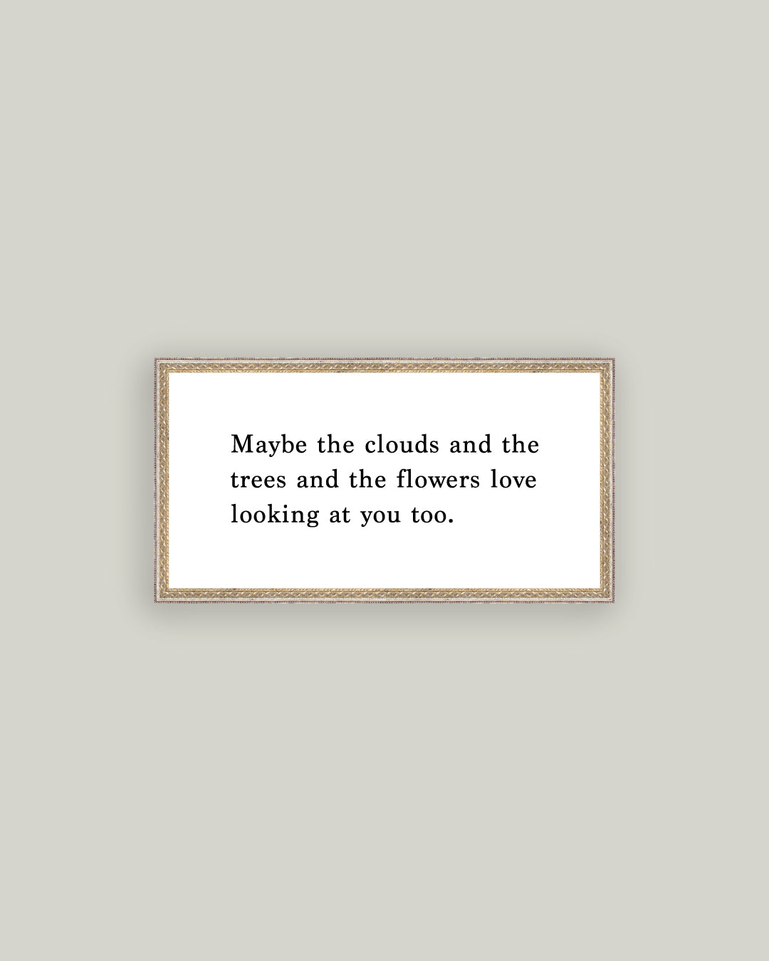 Maybe