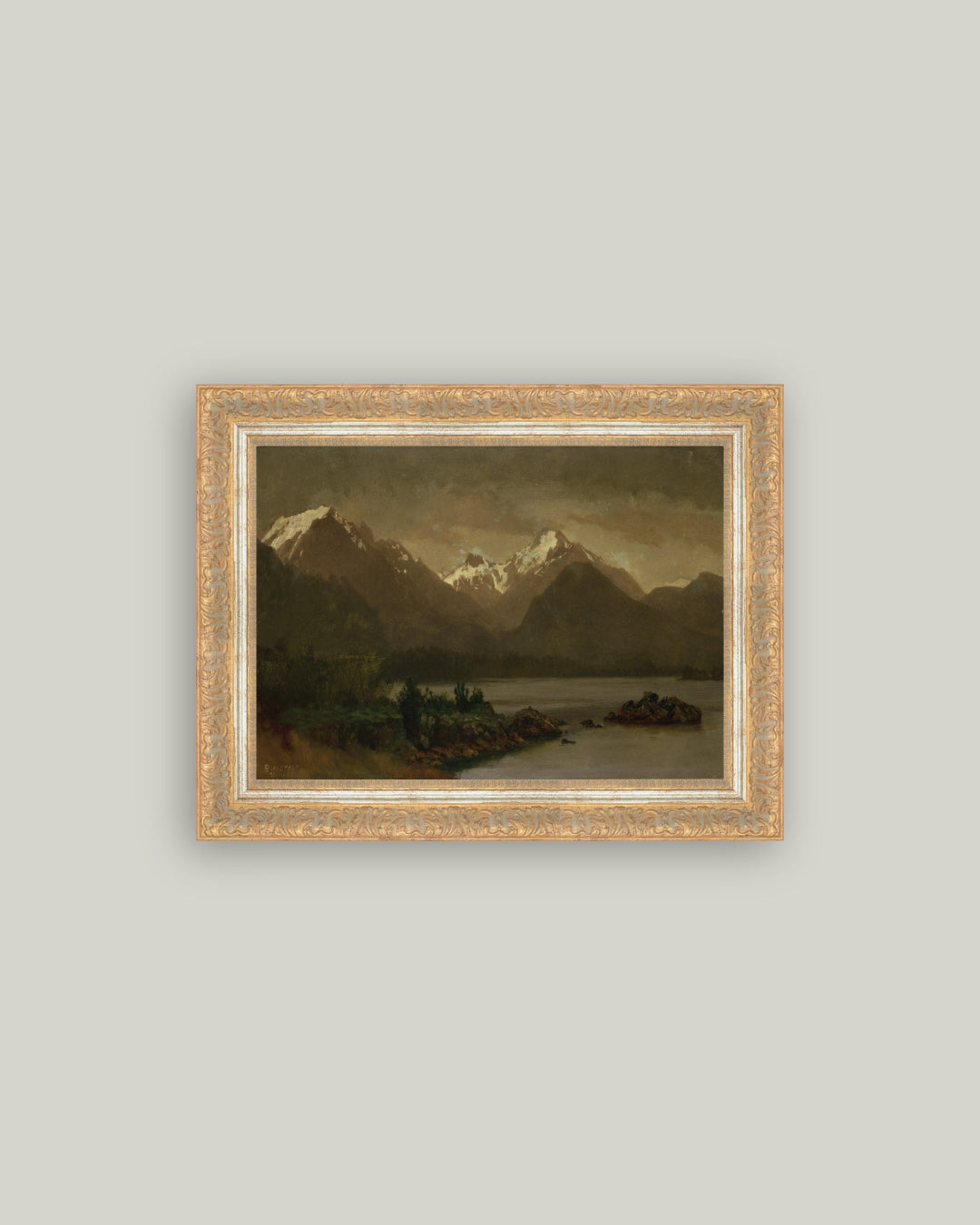 Mountains and Lake