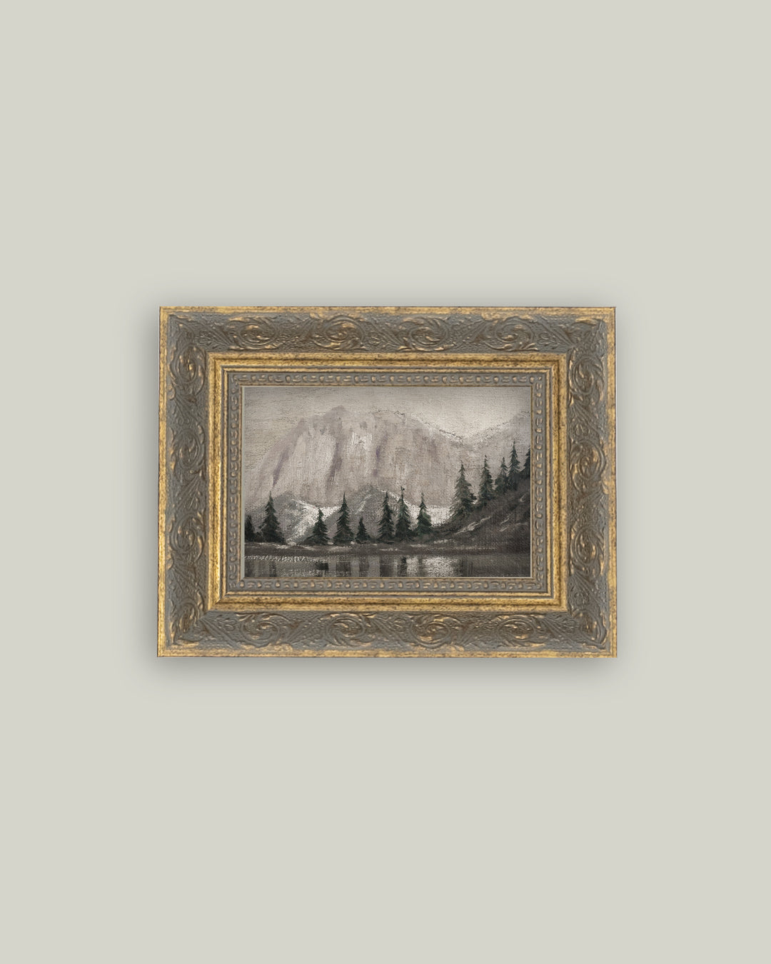 Muted Pine and Lake