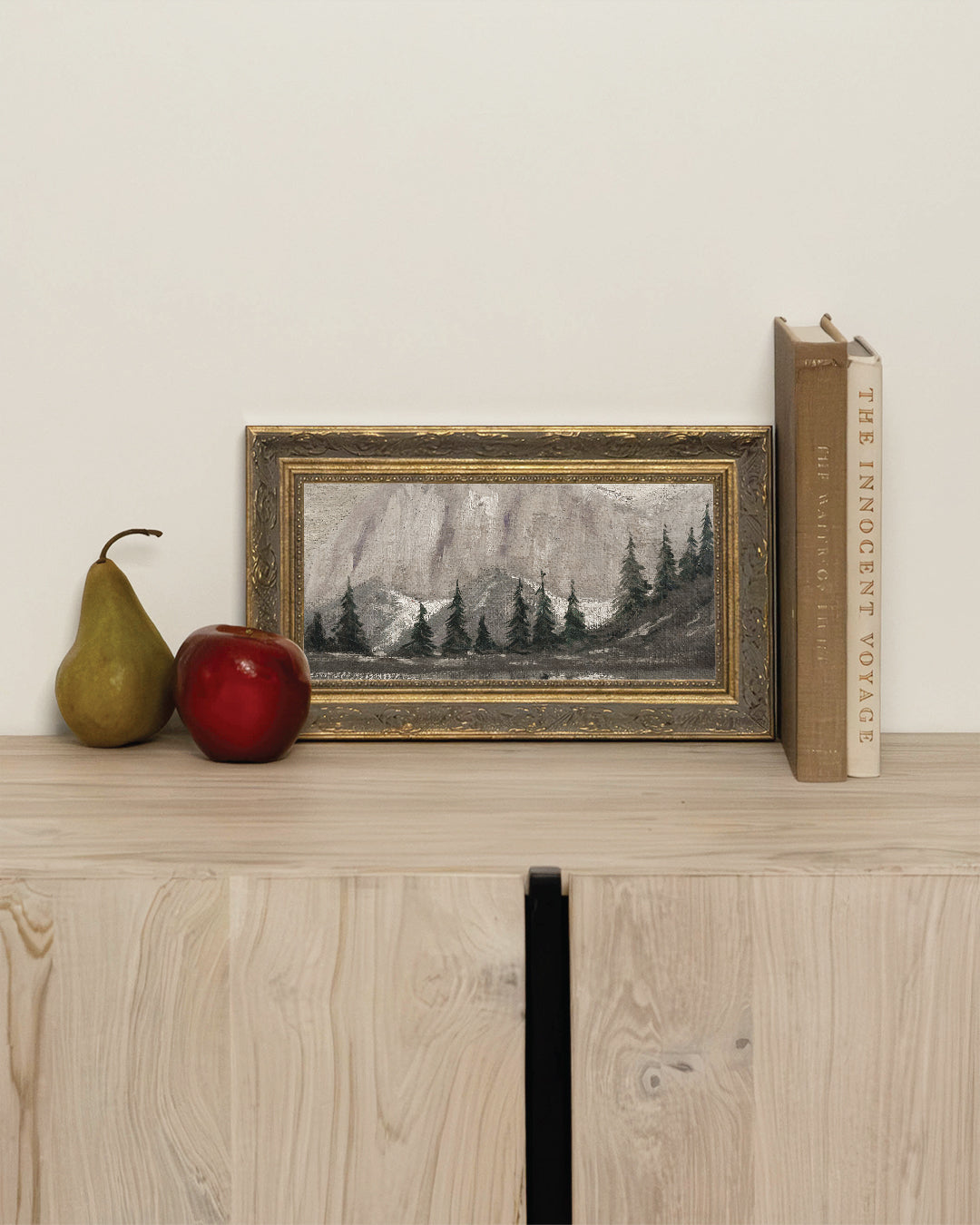 Muted Pine and Lake