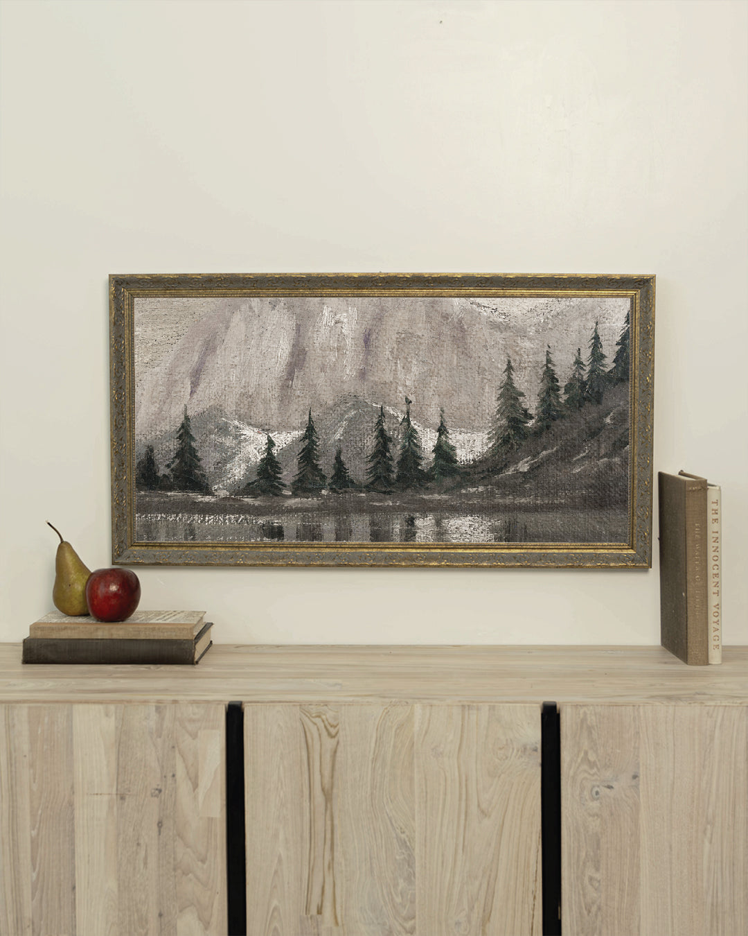 Muted Pine and Lake