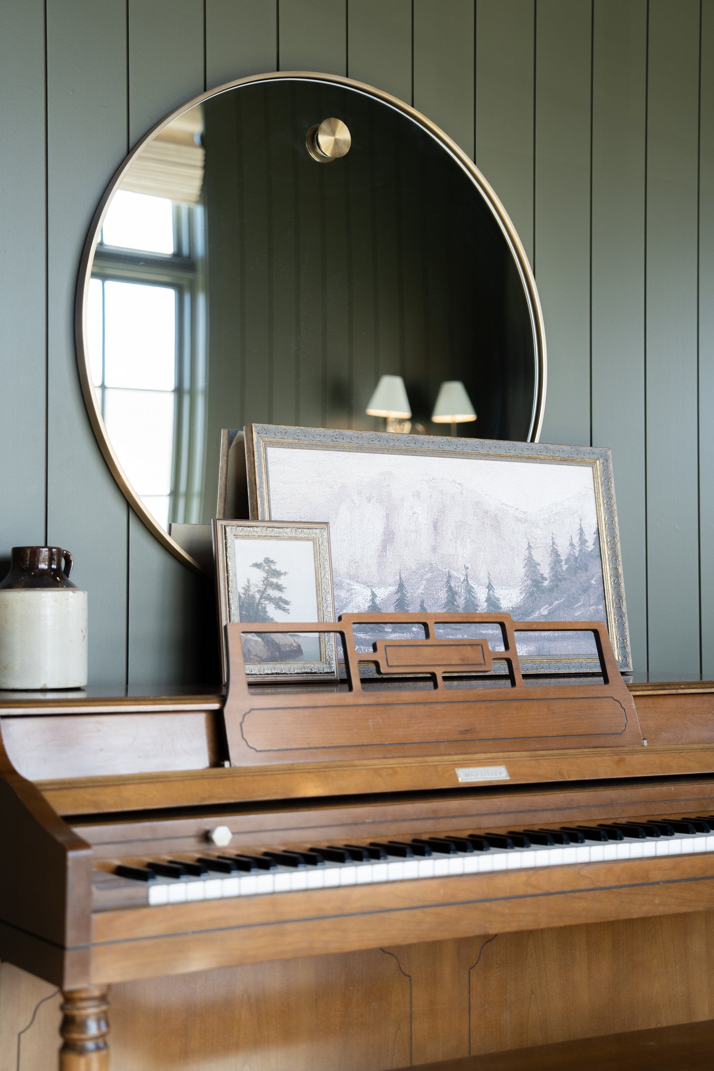 Muted Pine and Lake