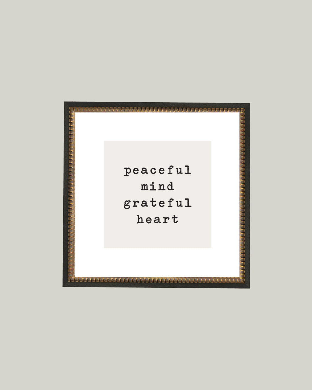 Peaceful Mind, Grateful Heart