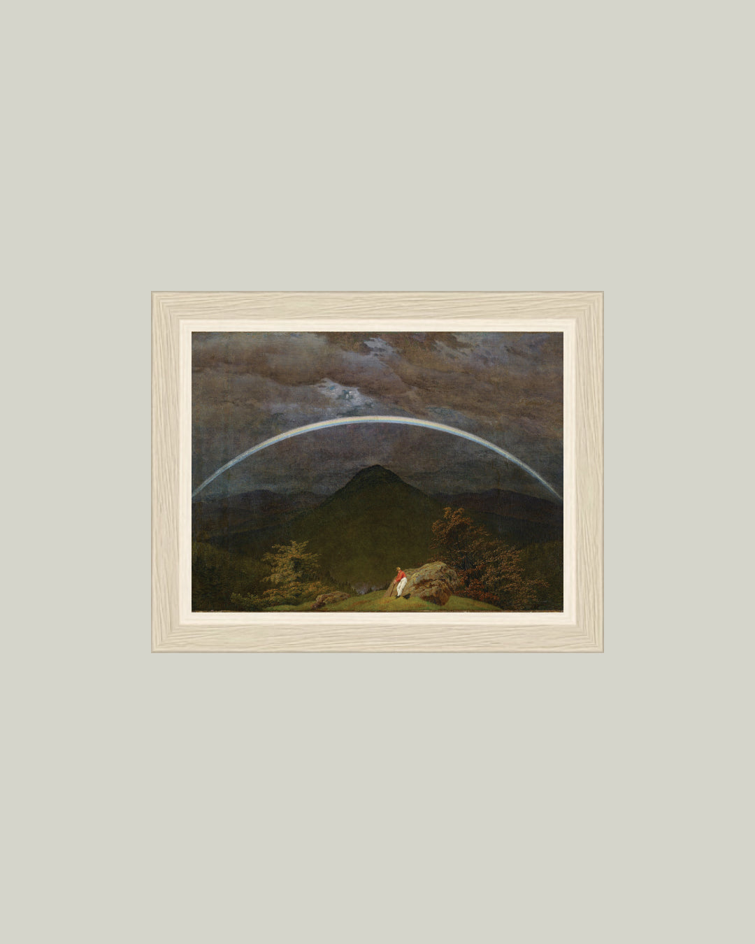 Mountain Landscape with Rainbow
