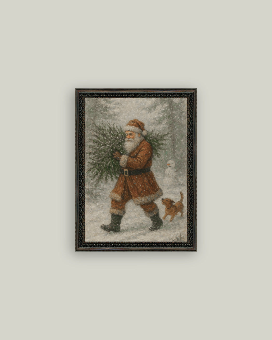 Santa with Tree