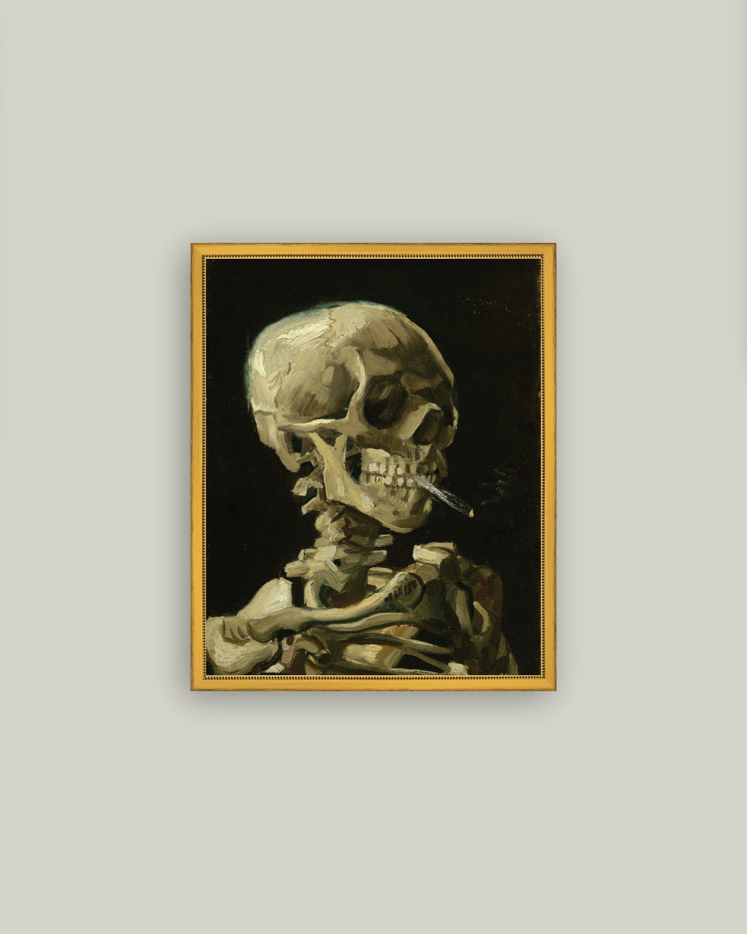 Skull with Cigarette