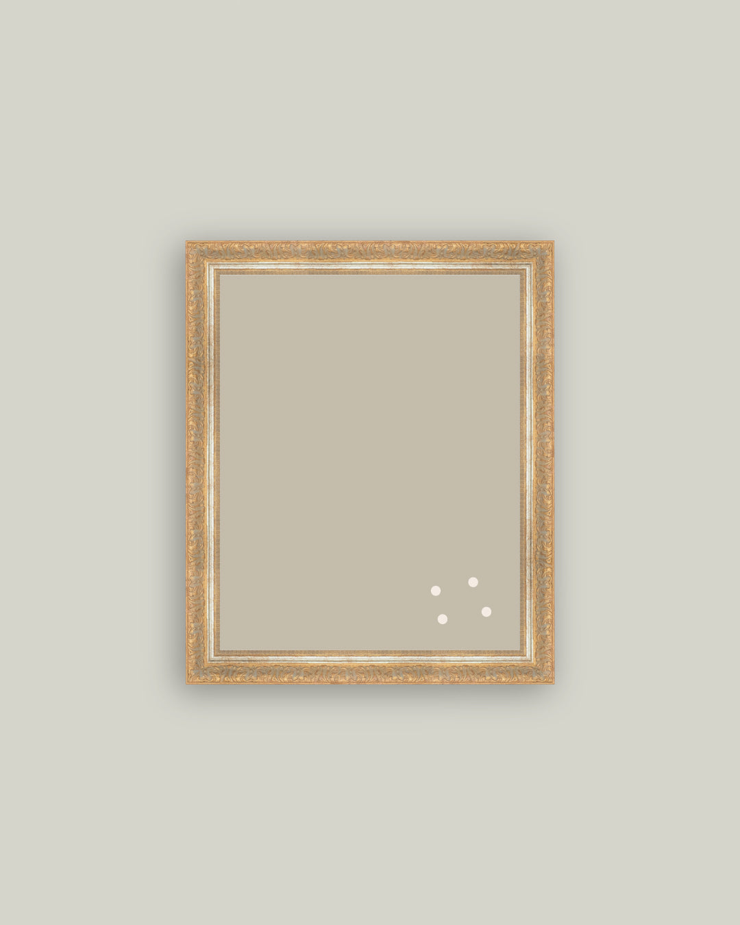 Copper Gold Tan Magnet Board