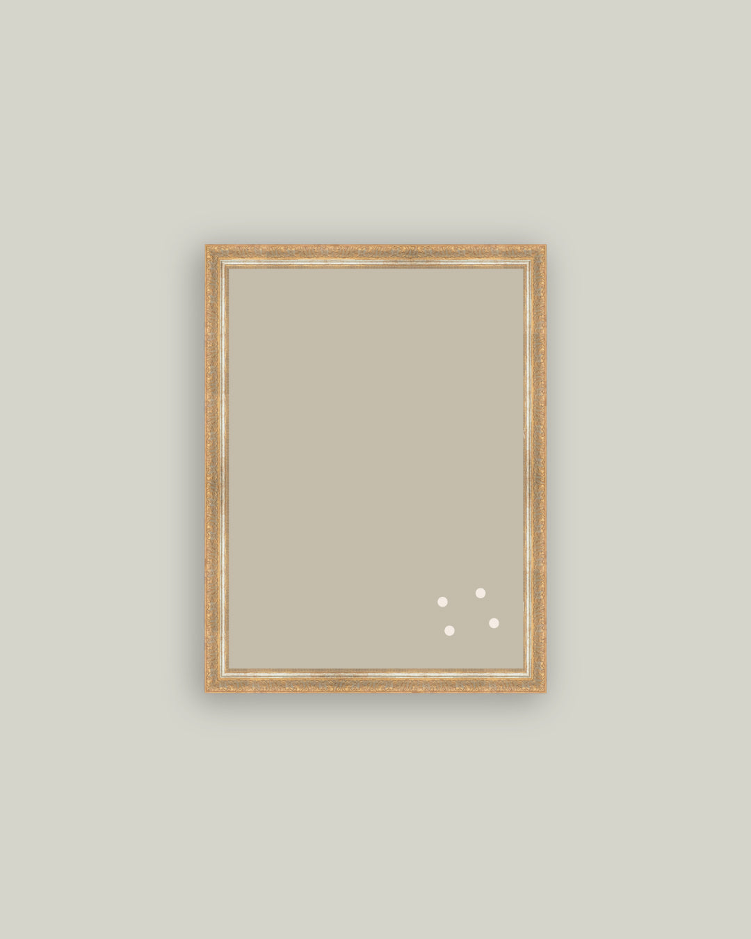 Copper Gold Tan Magnet Board