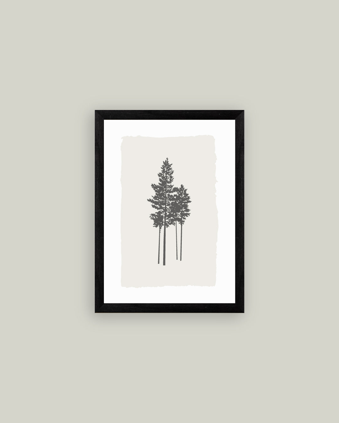 Two Trees Black and White