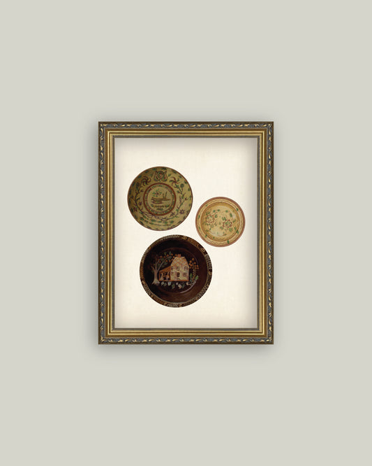 Three Antique Plates