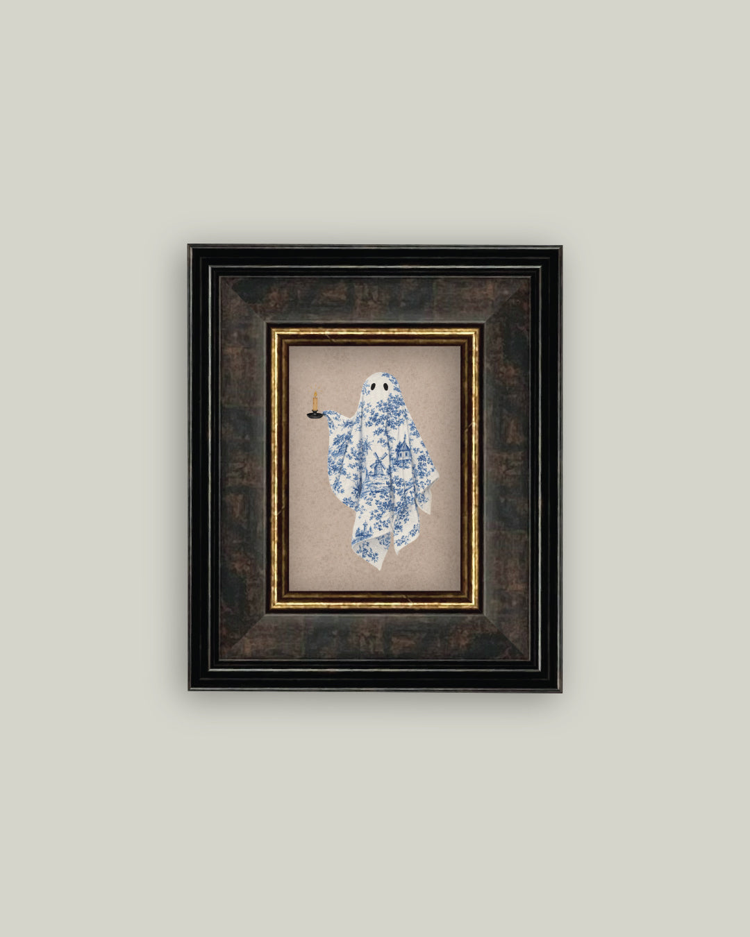 Blue Toile Ghost