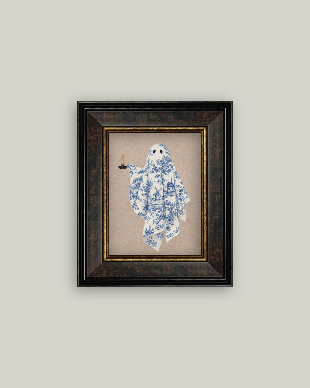 Blue Toile Ghost