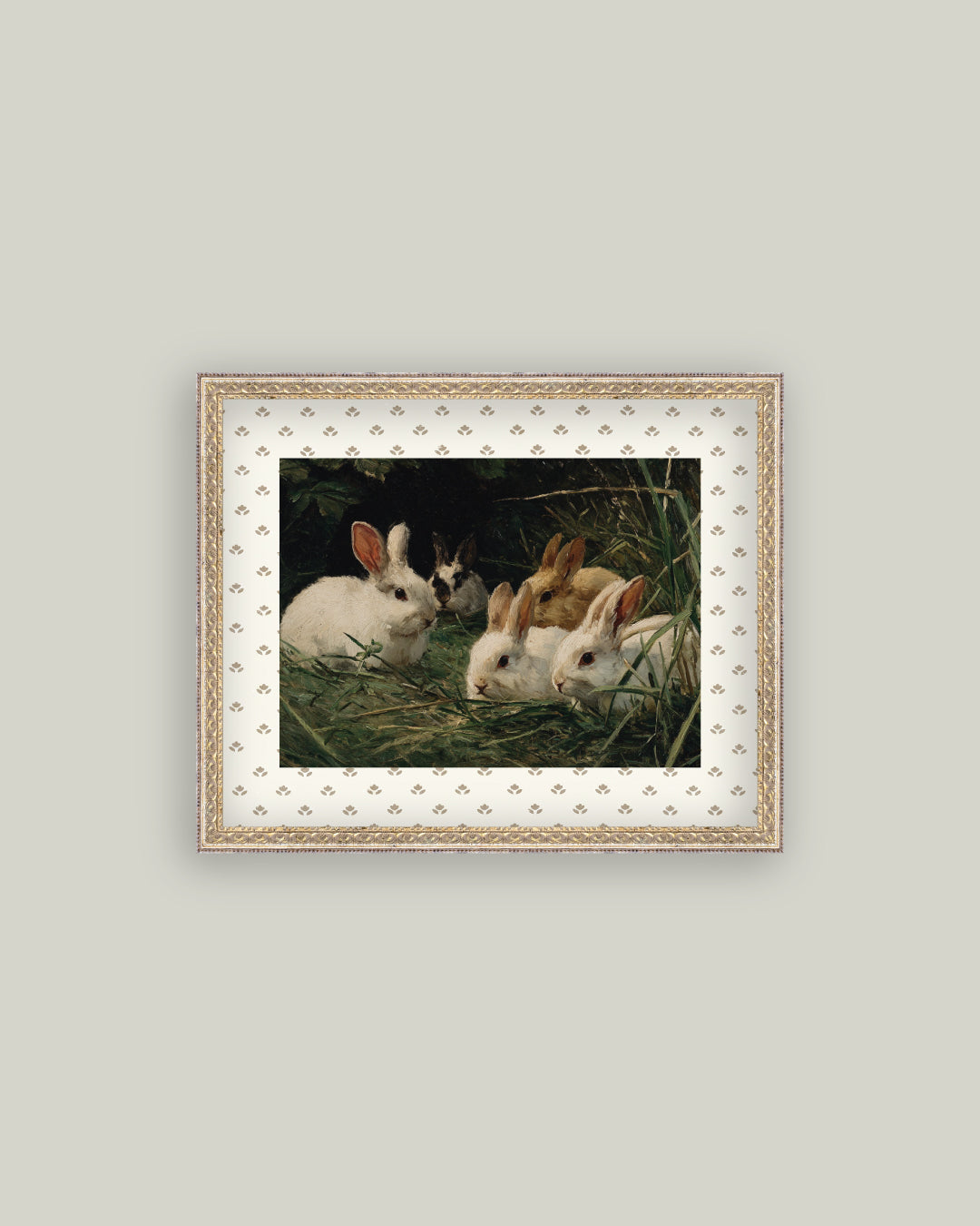 Bunnies in the Grass