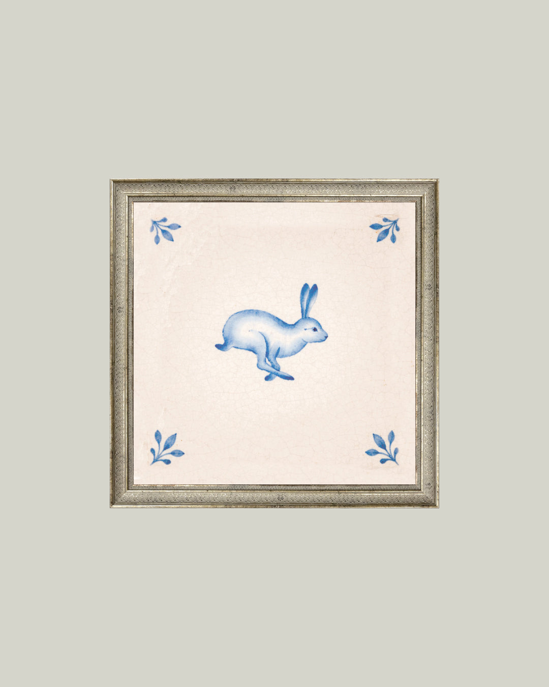 Bunny Delft Tile Print