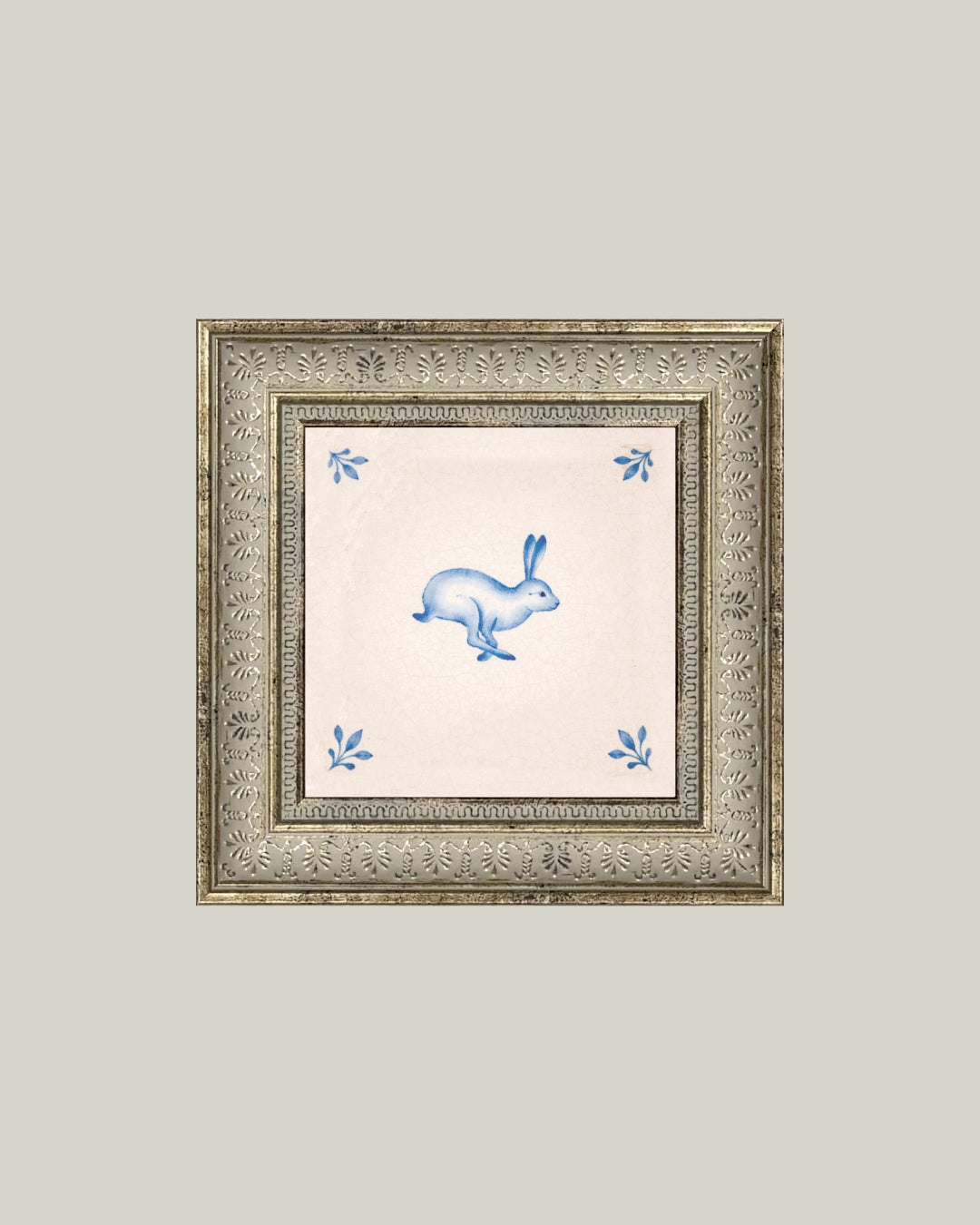 Bunny Delft Tile Print
