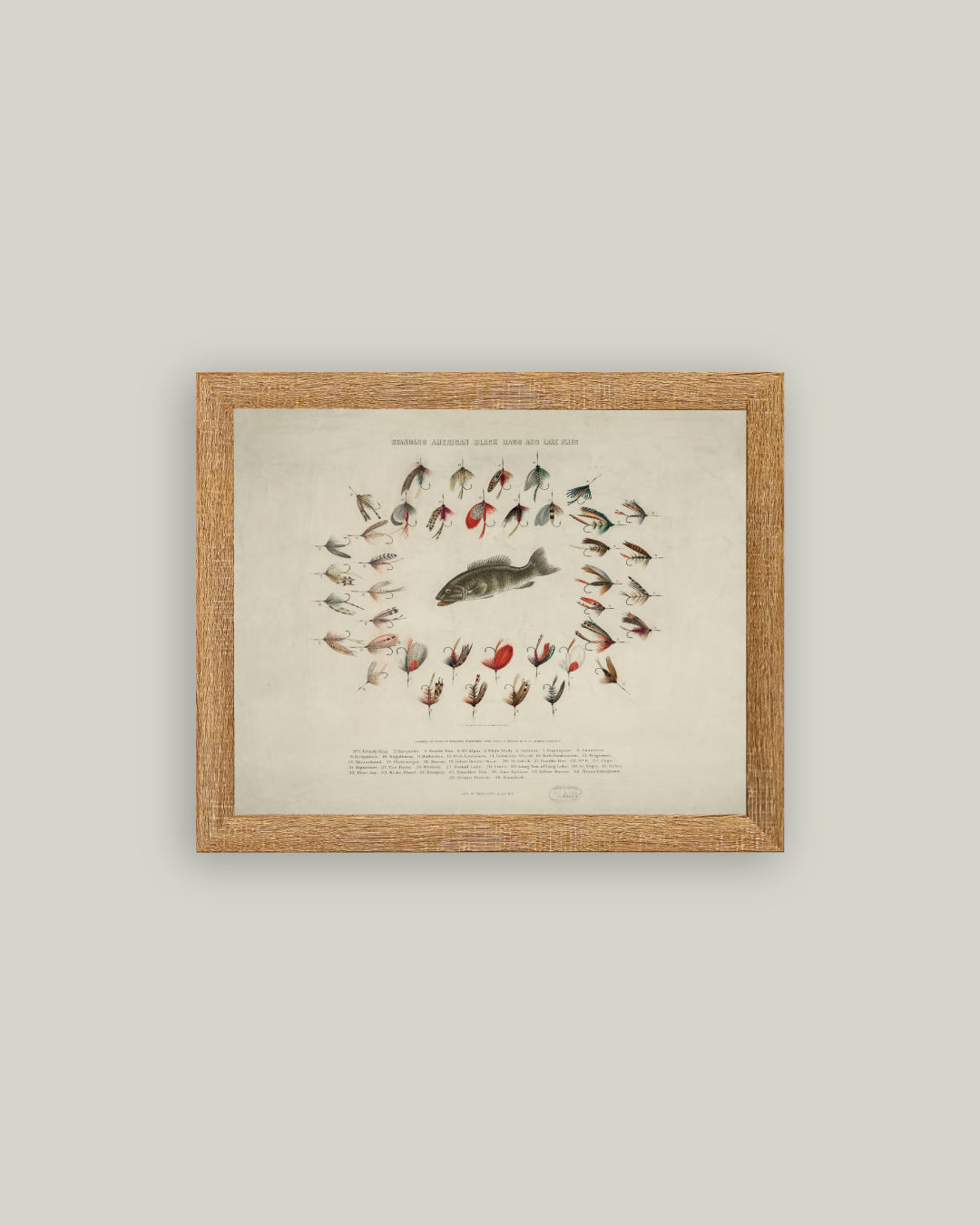 Black Bass and Lake Flies Petal Lane Home