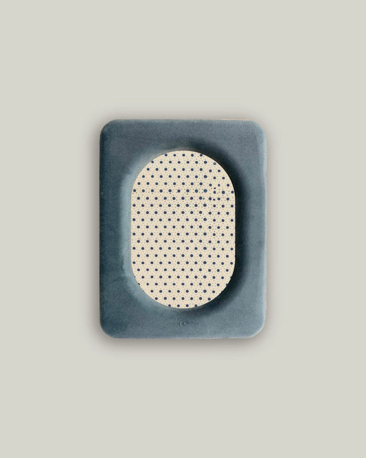 Slate Blue Velvet Photo Frame 5X7