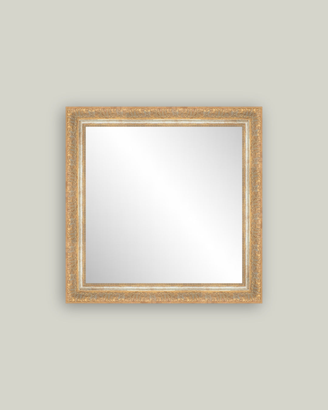 Copper Gold Framed Mirror