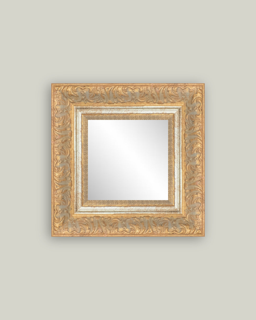 Copper Gold Framed Mirror