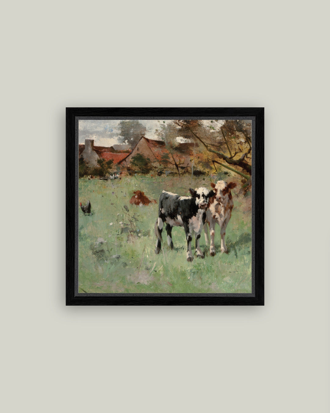 Two Cows in a Pasture