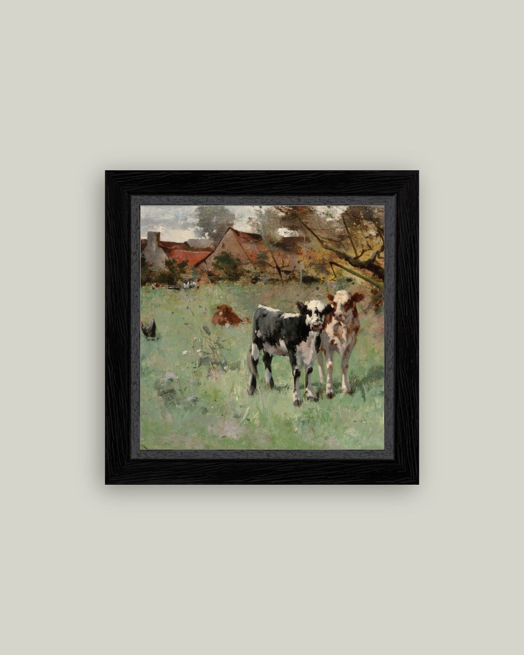 Two Cows in a Pasture