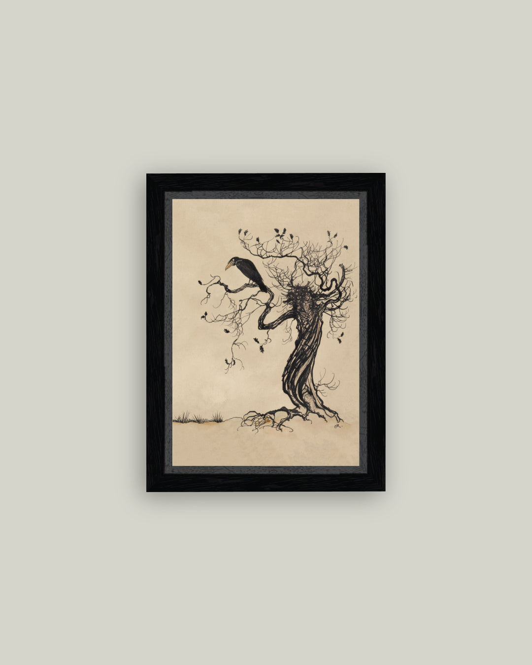 Crow on an Oak