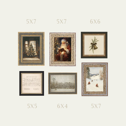 Christmas Art Set of 6