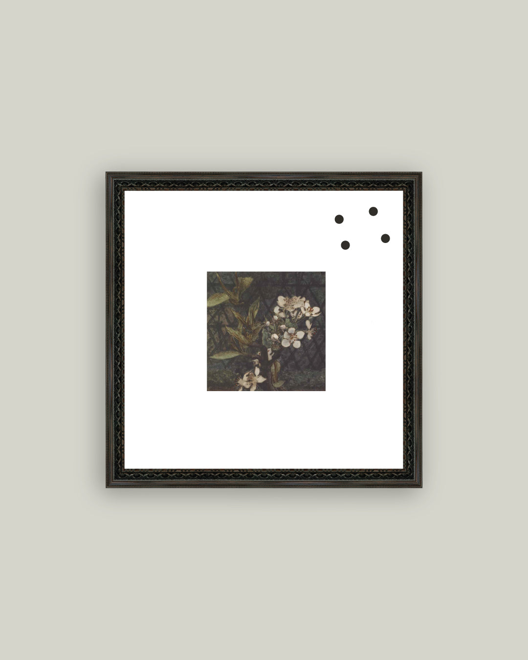 Dark Apple Blossoms Magnet Board